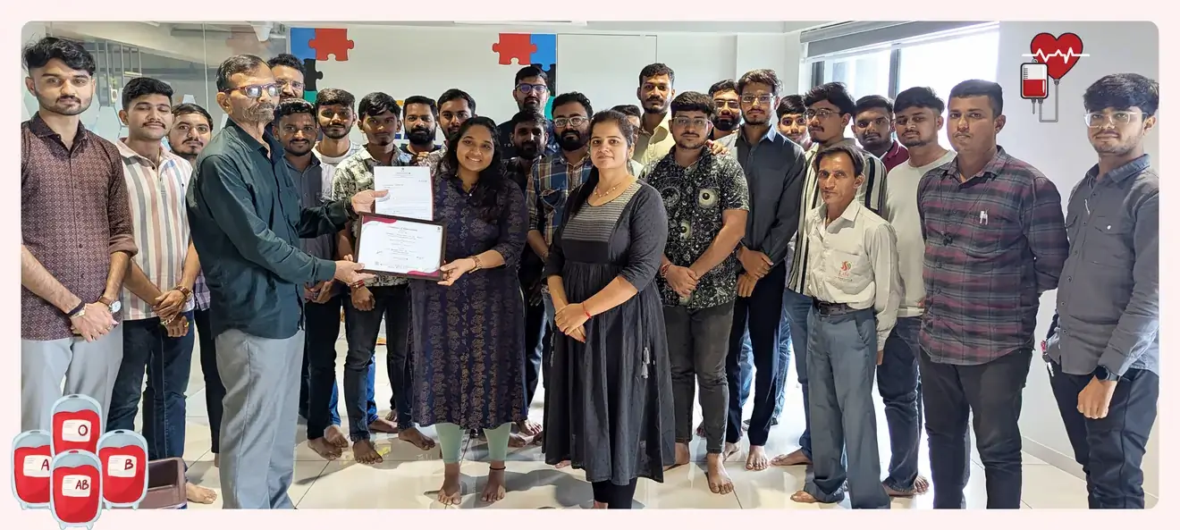 Blood donation Camp 2025 at Softhealer