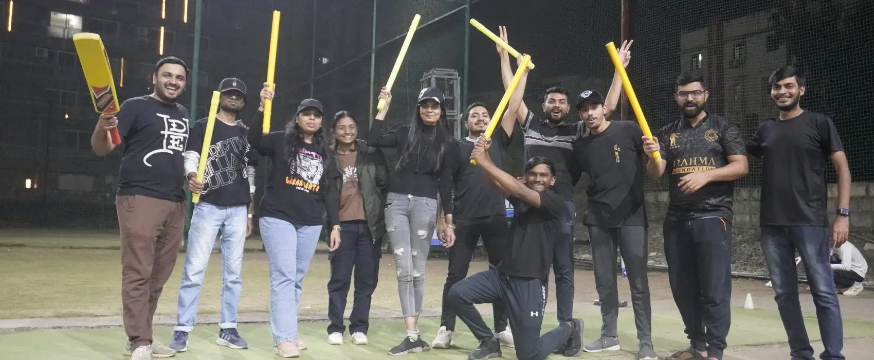 Cricket champions team group photo