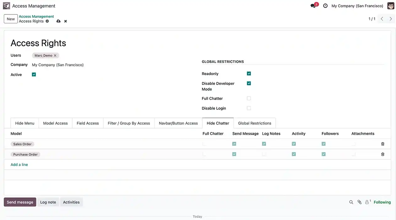 Chatter Access Management