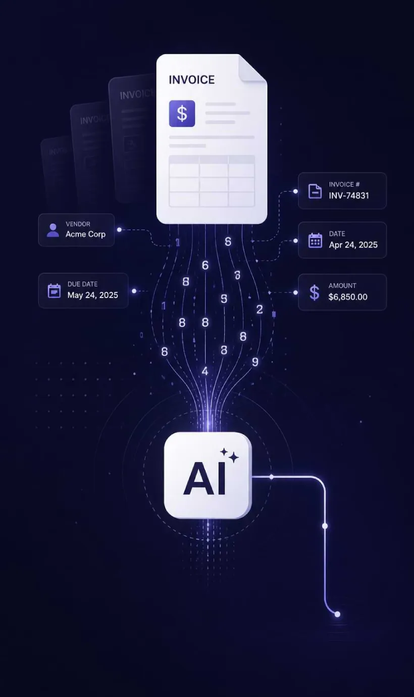 Faster invoice cycle with Data Entry Automation