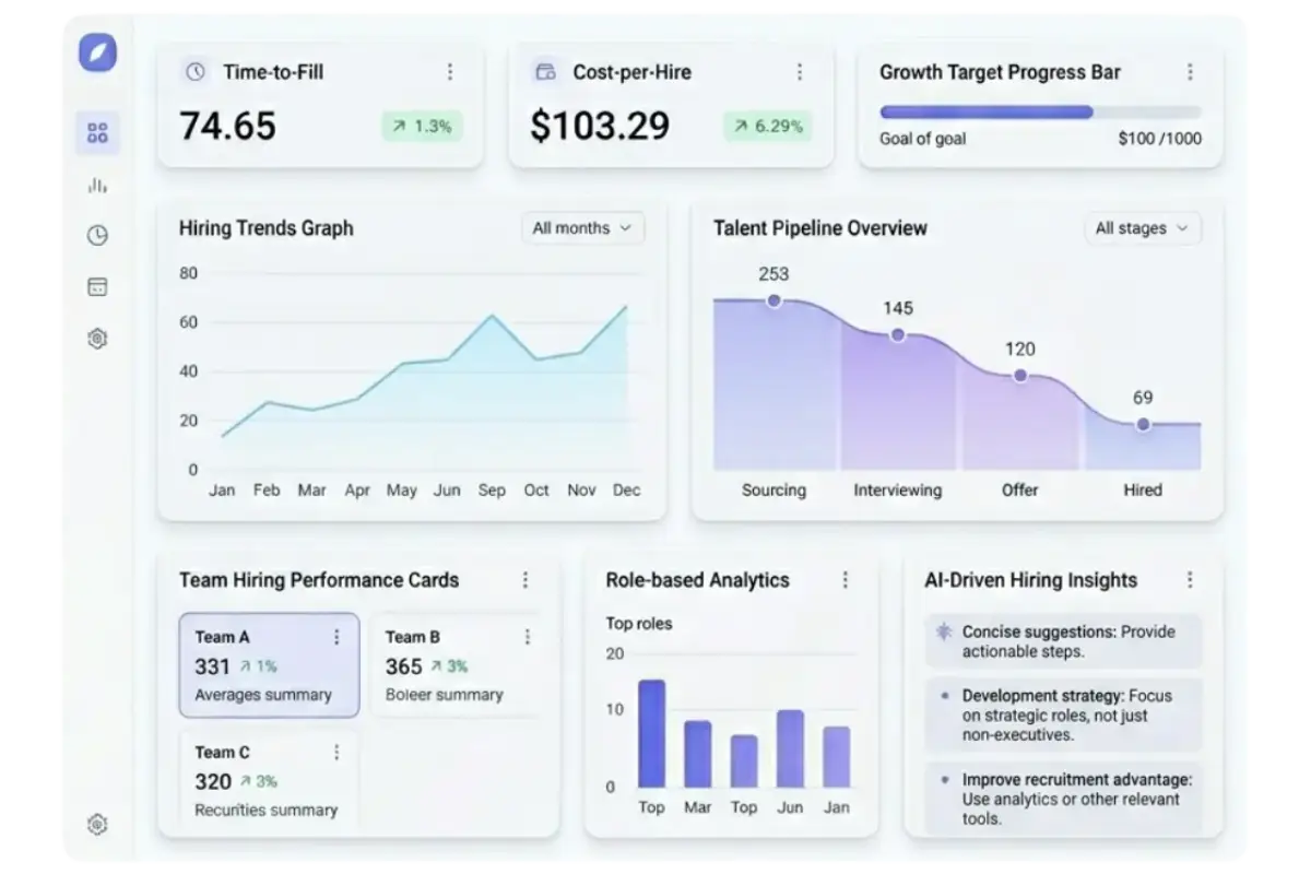 AI Dashboard For Recruitment