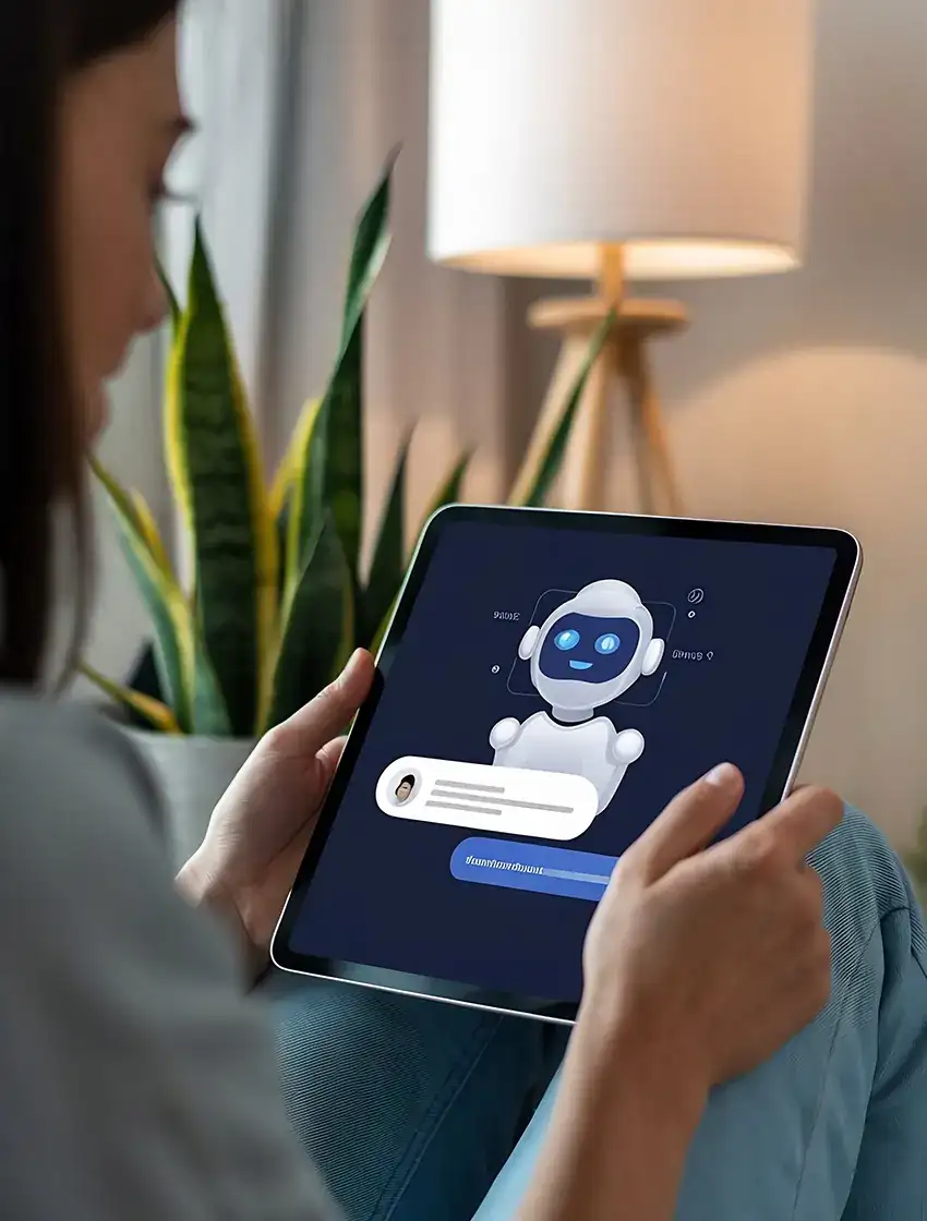 NLP analyzes chat and email to detect user intent.
