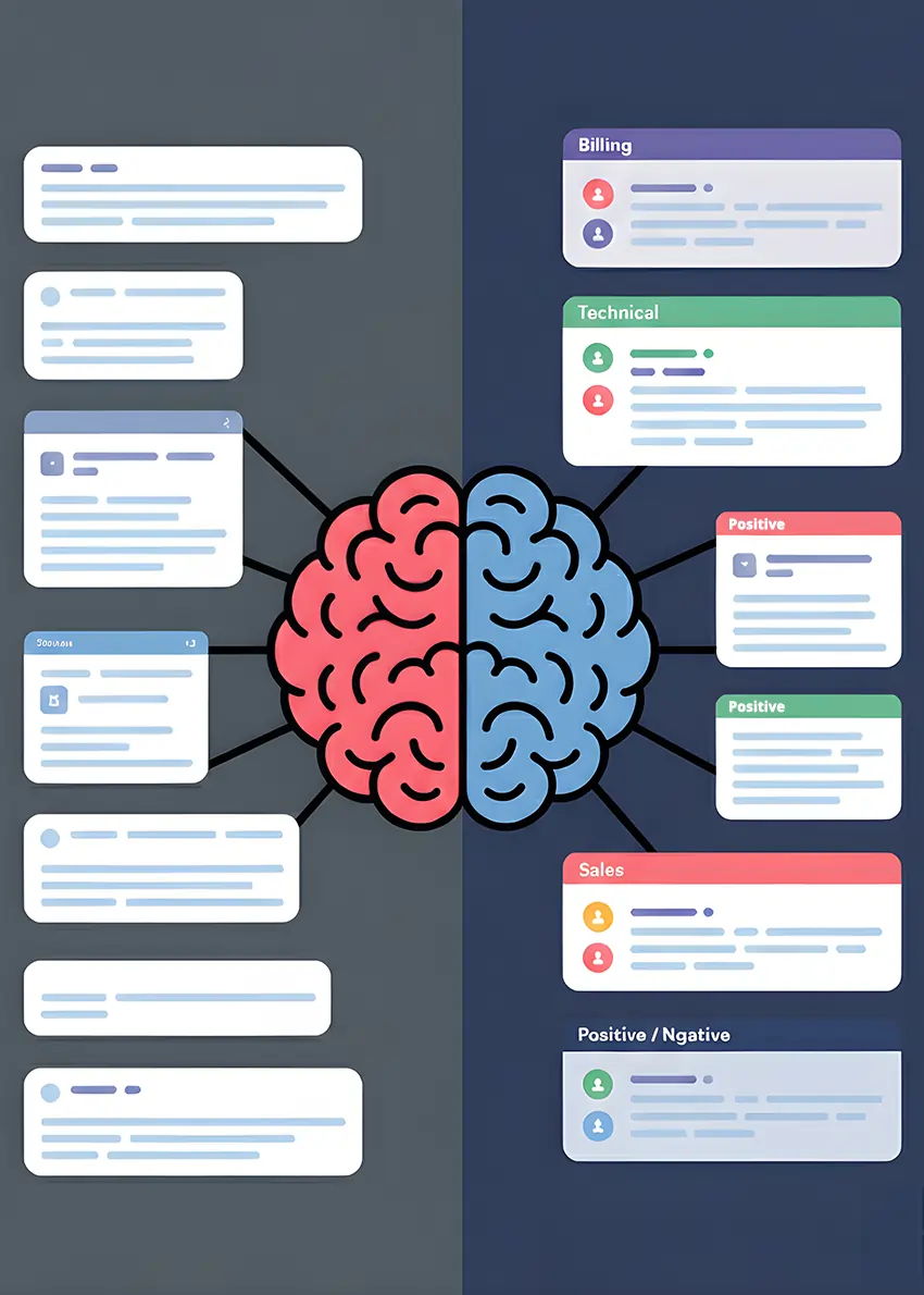 AI assistant converting speech to text with NLP on a smartphone.
