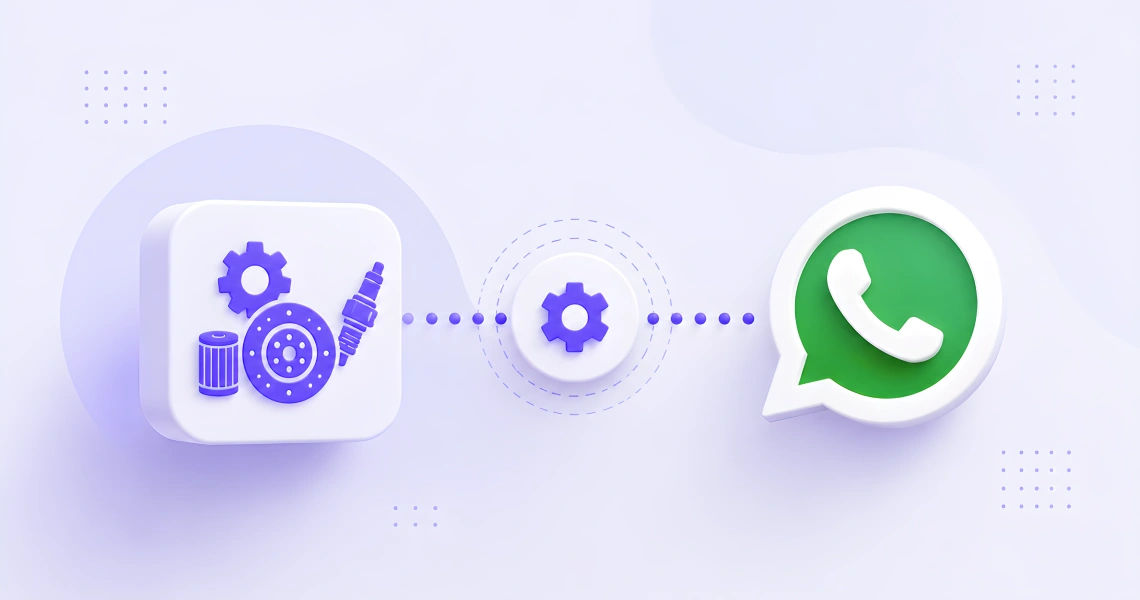 Whatsapp integration in Auto parts software