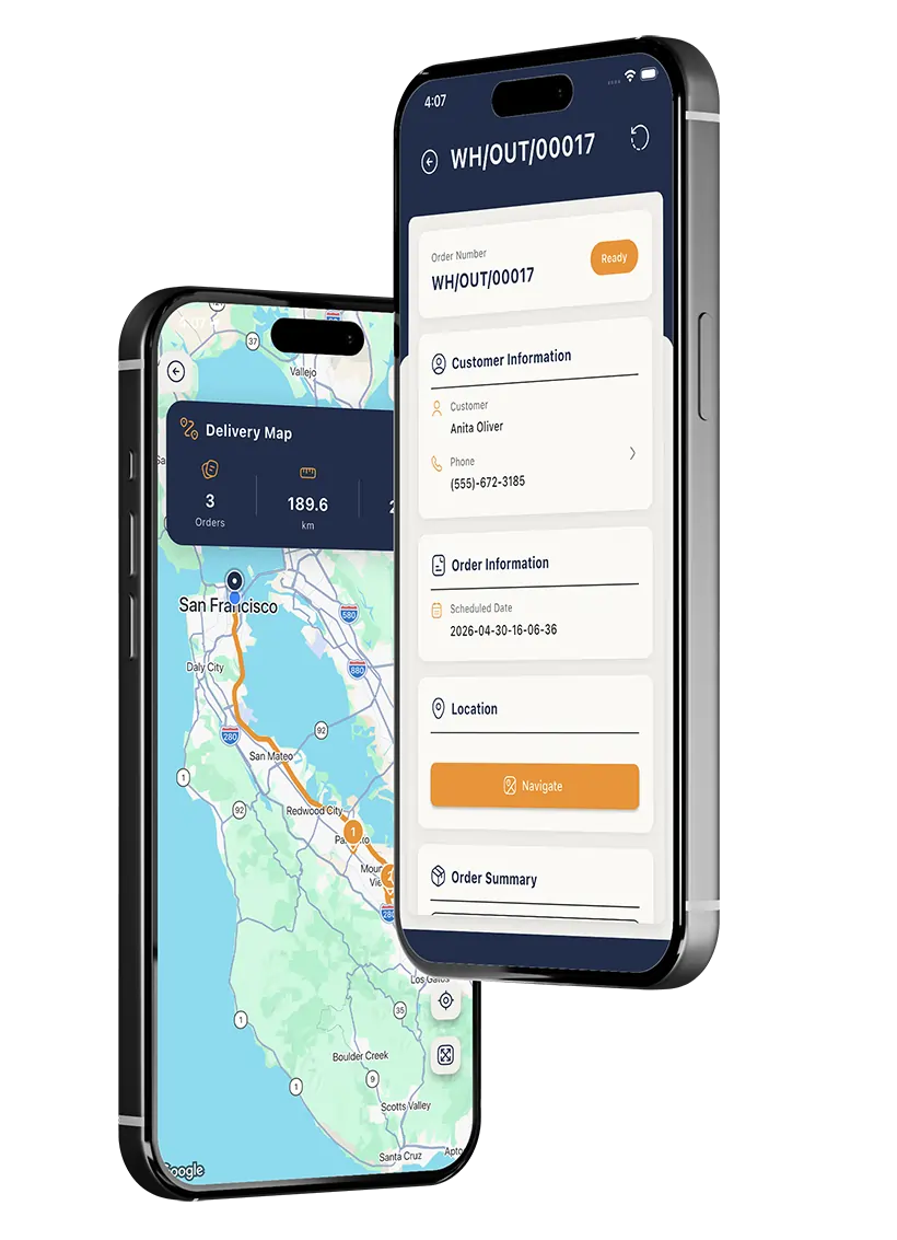 real time delivery tracking app