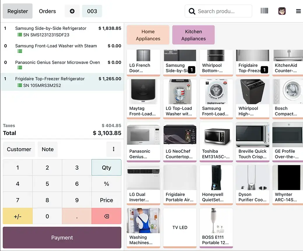 Electronic Shop ERP System for Retailers and Wholesalers