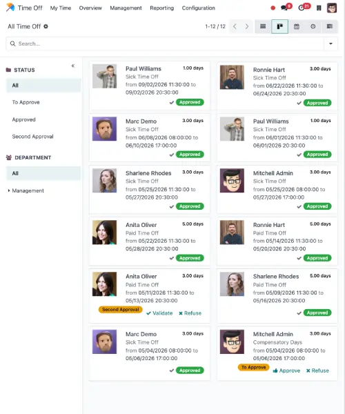 Workforce management App