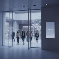 Real-time visitor counting