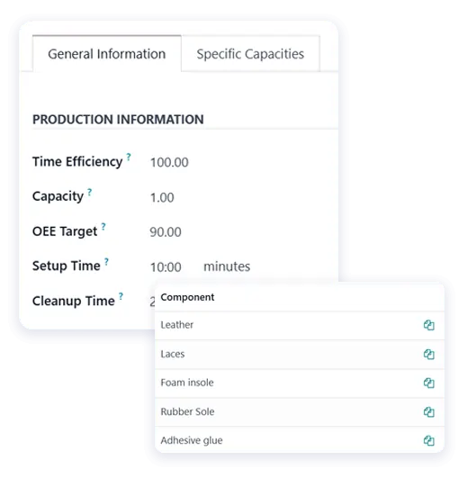 Footwear production planning and scheduling software
