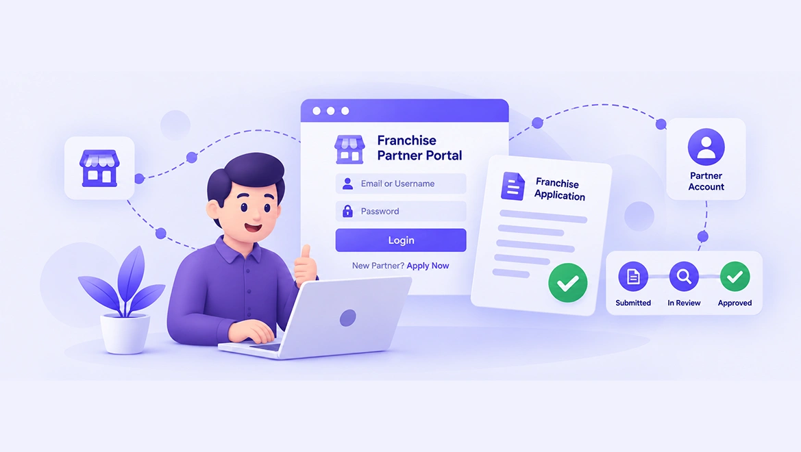 Franchise Partner Portal illustration