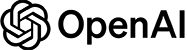 OpenAI logo for generative AI and LLM platform