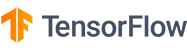TensorFlow logo for a machine learning and AI framework