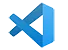 Visual Studio Code logo for an AI development environment