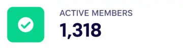Active gym member