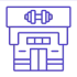 Fitness centers icon