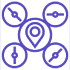 Multiple locations icon