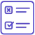 Employee entry exit checklist icon