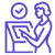 Employee self-service checklist icon