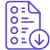 Bulk employee checklist import icon