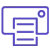 Payslip cheque printing icon