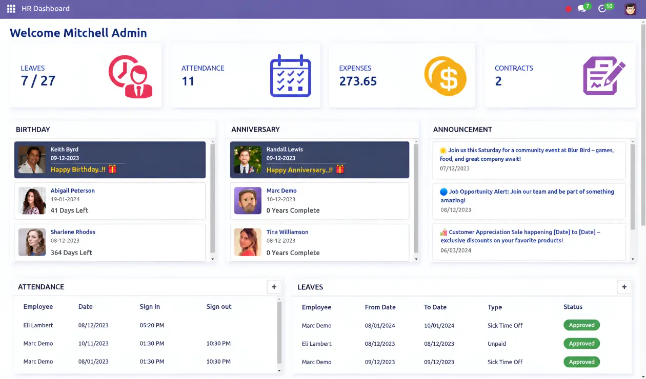 Human resource management system