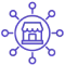 Insurance franchise networks icon