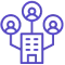 Corporate insurance departments icon