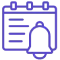 Automatic insurance reminders icon