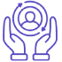 Client retention rate icon