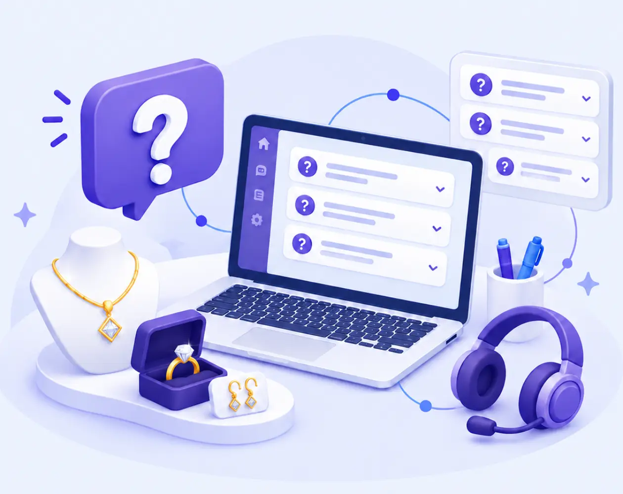 Illustration of frequently asked questions regarding JMS.