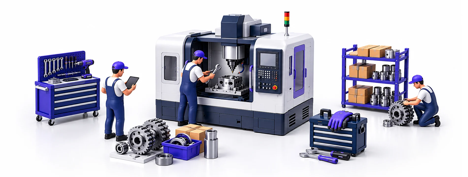 Machine Repair Management illustration
