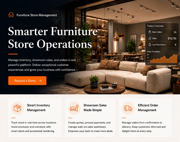 E-commerce furniture store Odoo website theme 