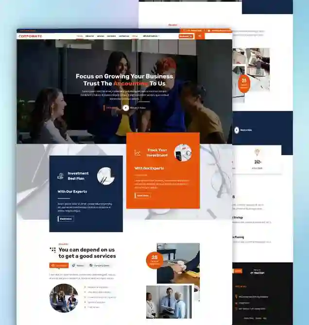 Odoo - ready to install theme for the corporate website