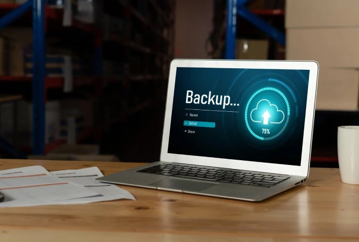 Automatic POS cloud backup with instant recovery