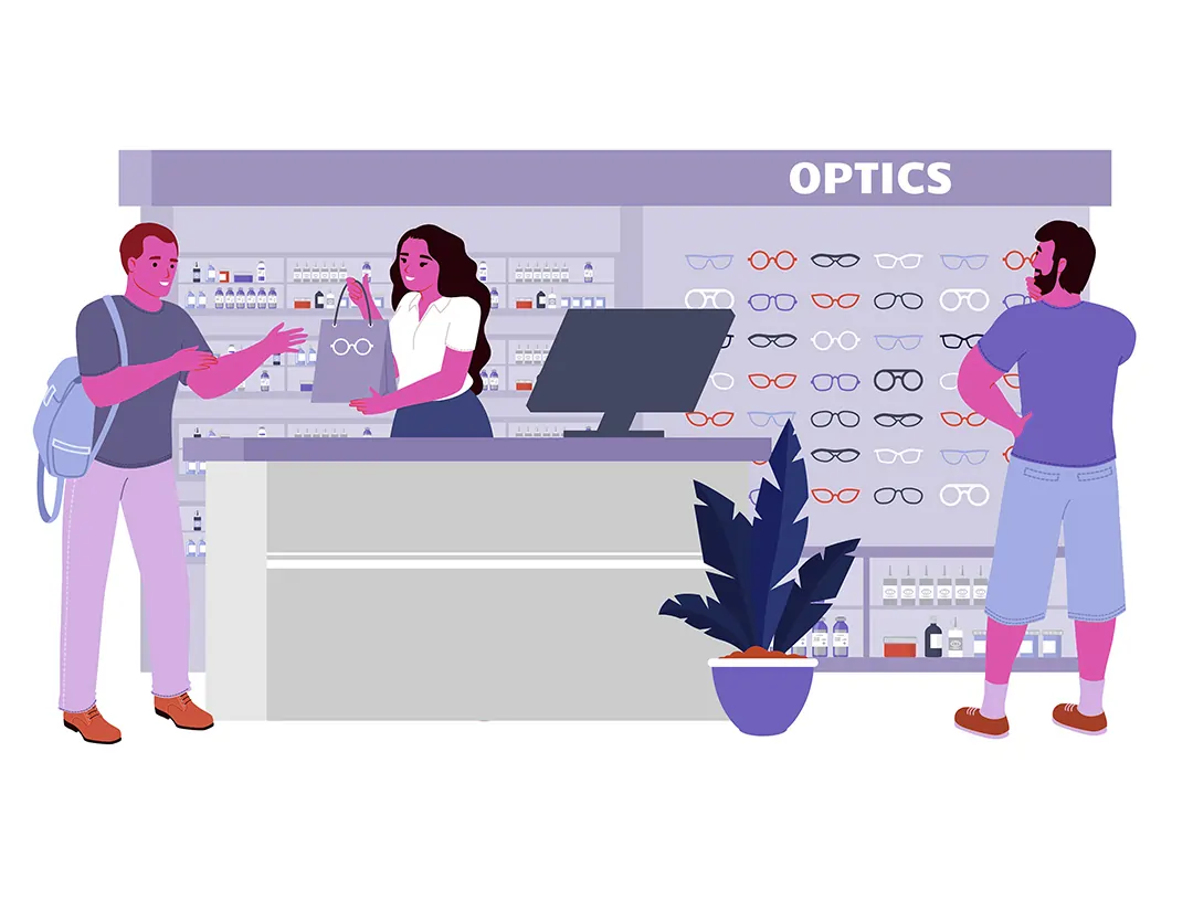 Optical Shop System for Scheduling and Billing