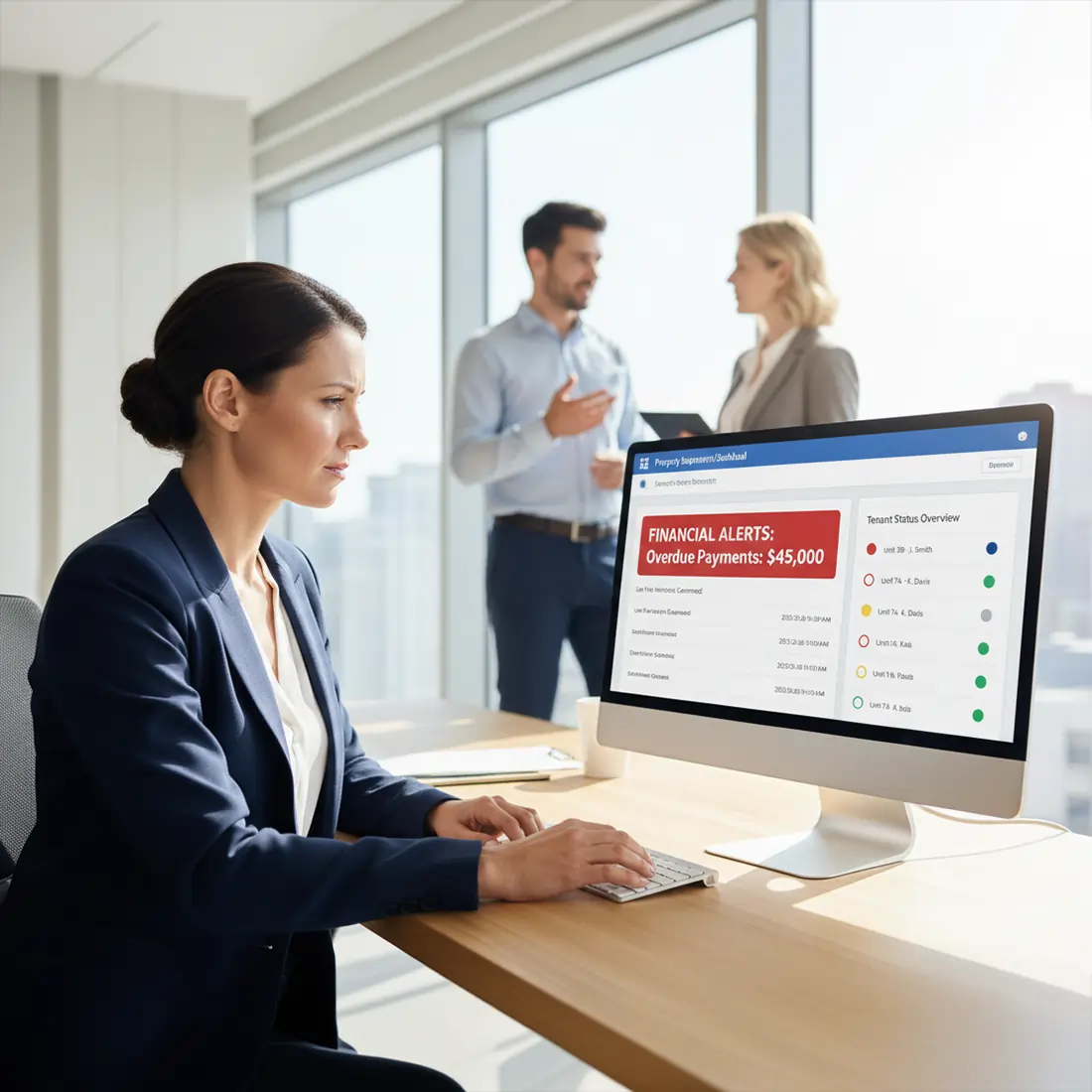 Tenant payment overview for property management