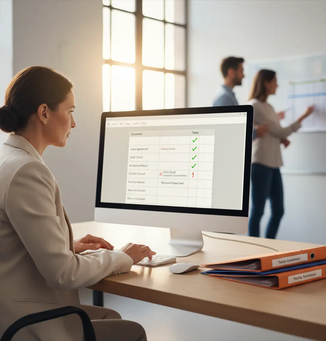 Tracking overdue tenant payments professionally