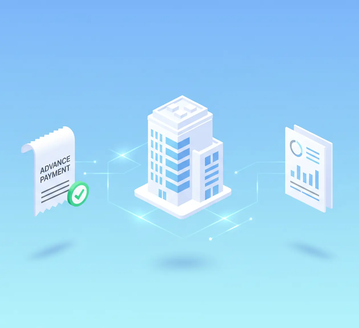 Real estate advance payment tracking