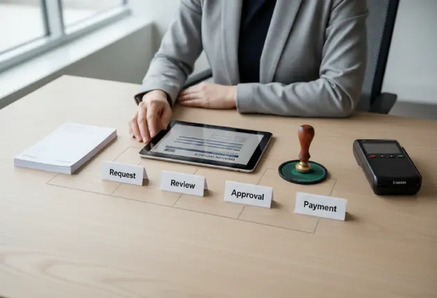 Vendor payment approval process