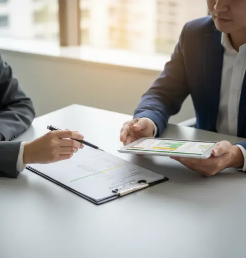 Finance team reviewing vendor payments