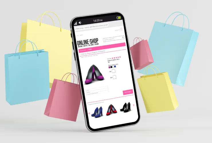 Ecommerce mobile app for online shopping and order management