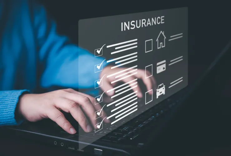 Insurance management system for policies, claims, and renewals