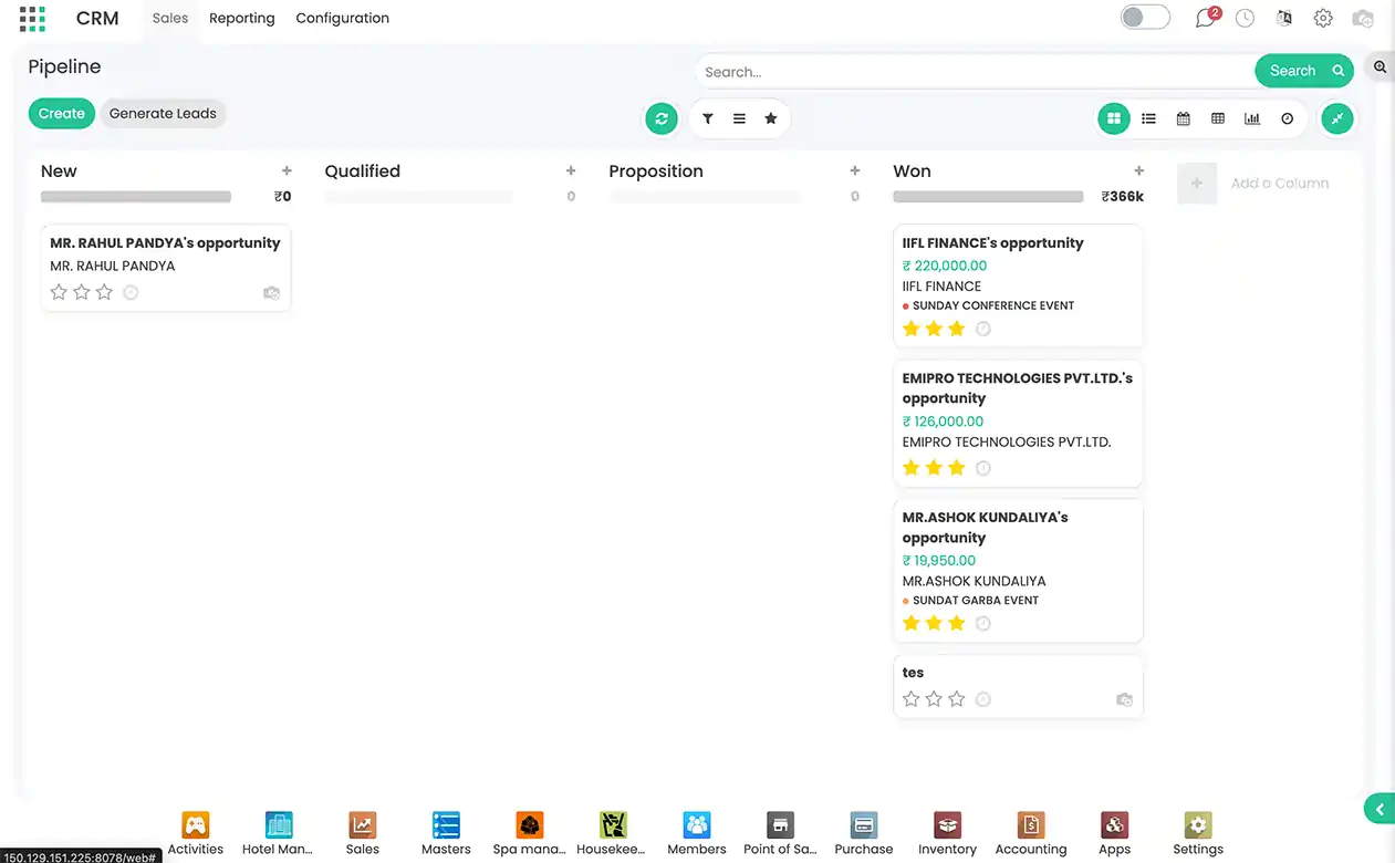 Resort Guest Management and CRM System