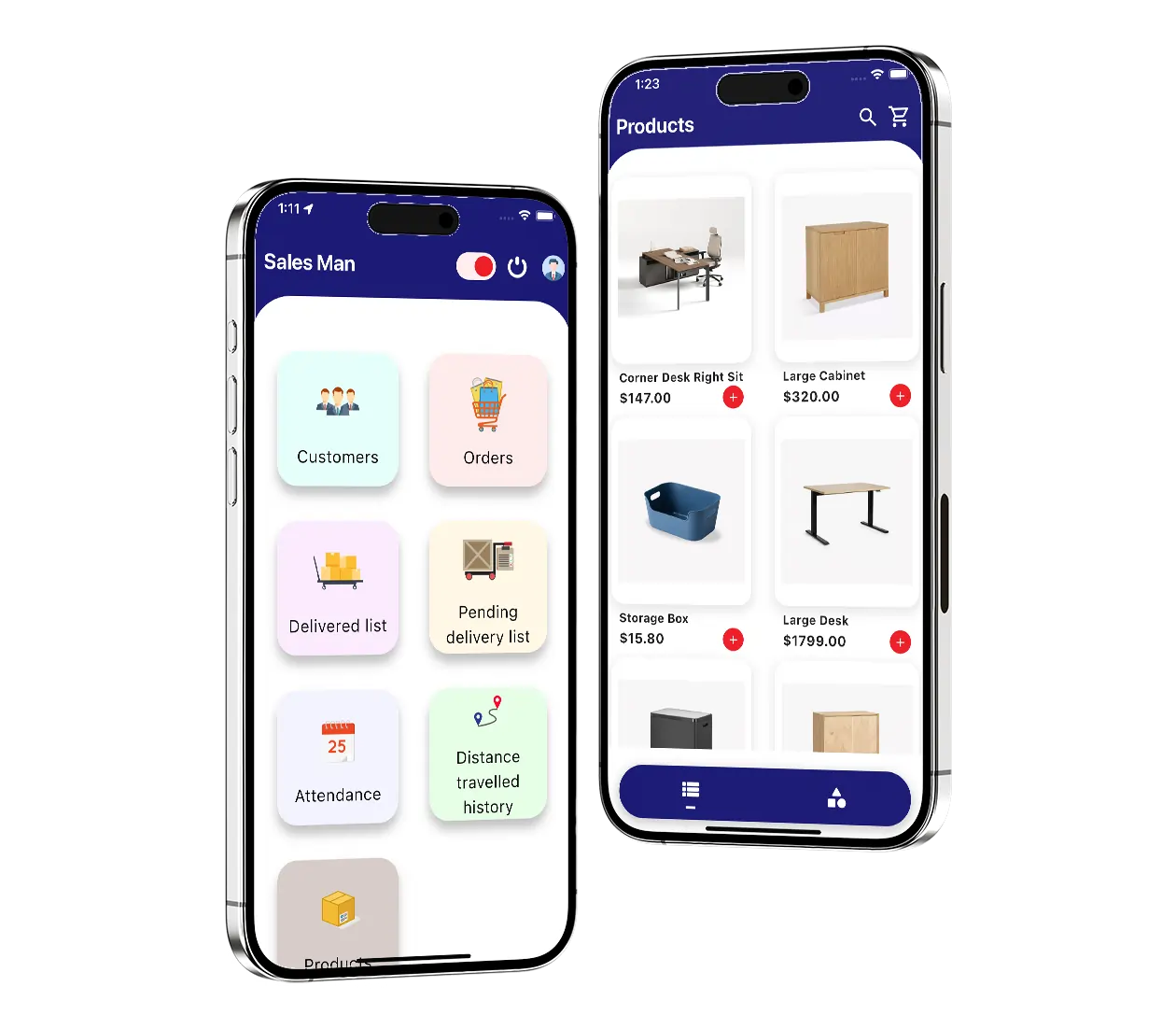 salesman tracker app