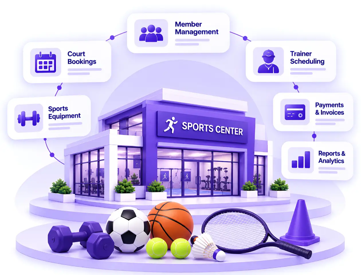 Sports Center Management System