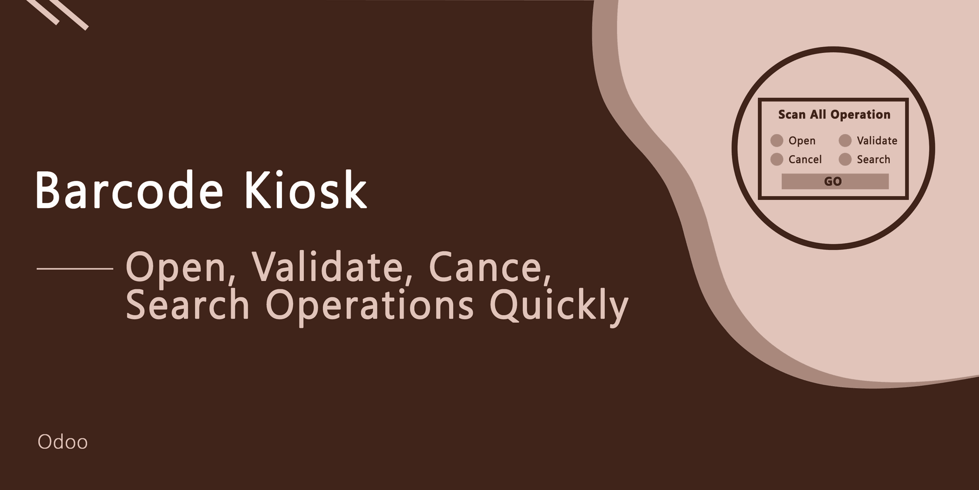 Barcode Operation Kiosk