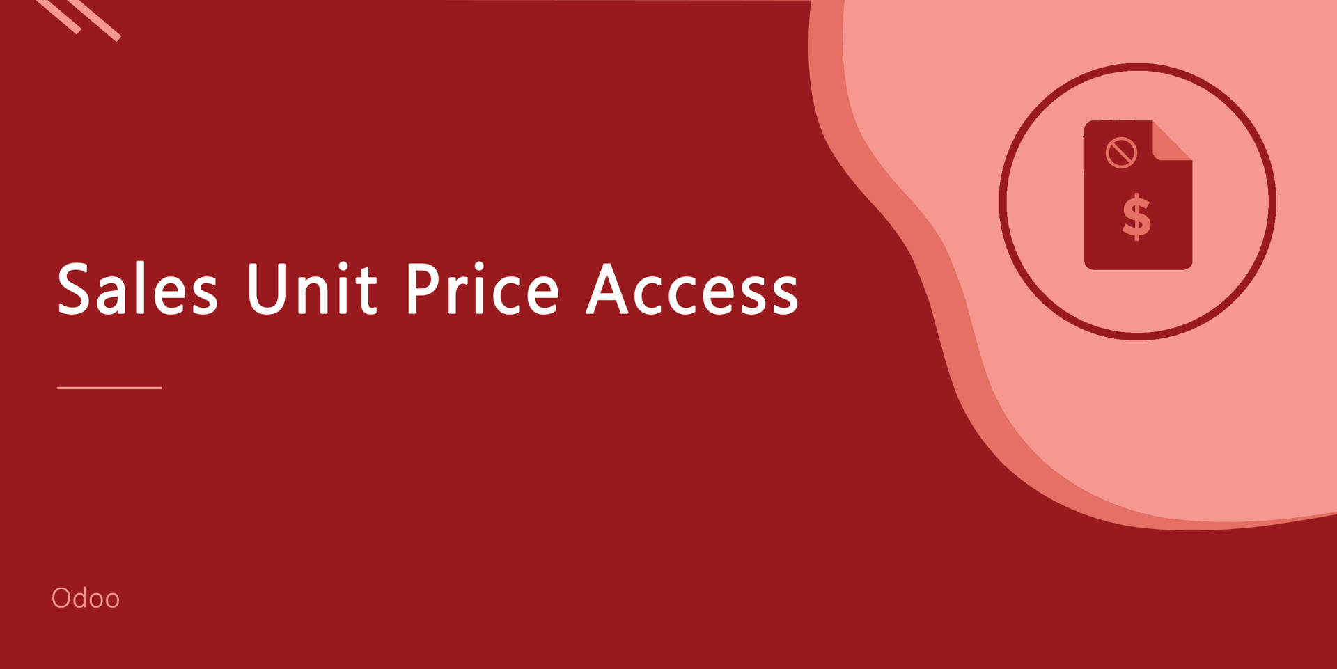 Sales Unit Price Access
