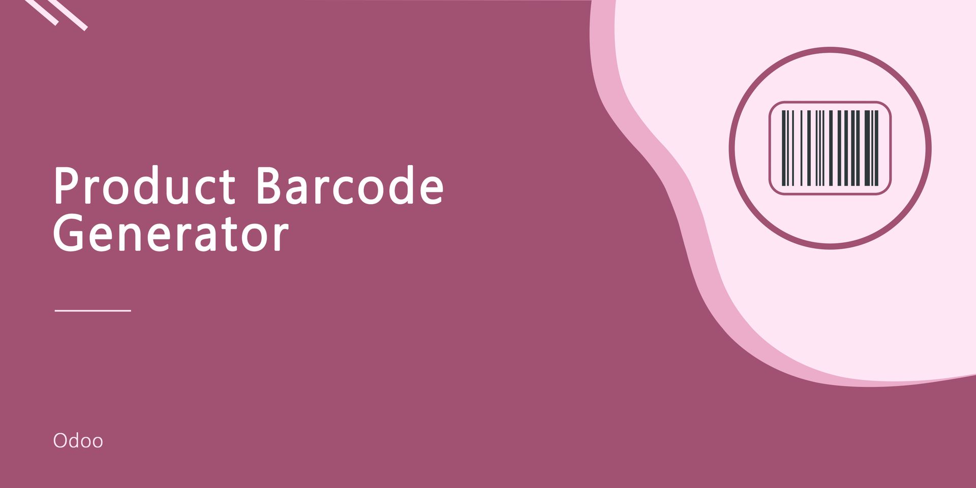 Product Barcode Generator Simple